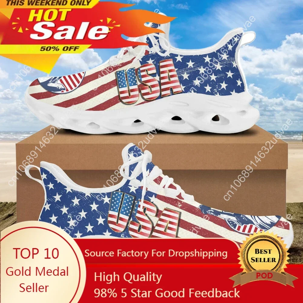 Women'S Shoes Liberty - 7.4 Amerikaanse vlag, Vrijheidsbeeld, platte schoenen