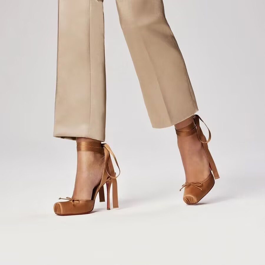 Women Shoes Ysl - 2026 Dames Nieuwe Zomer Vierkante Satijnen