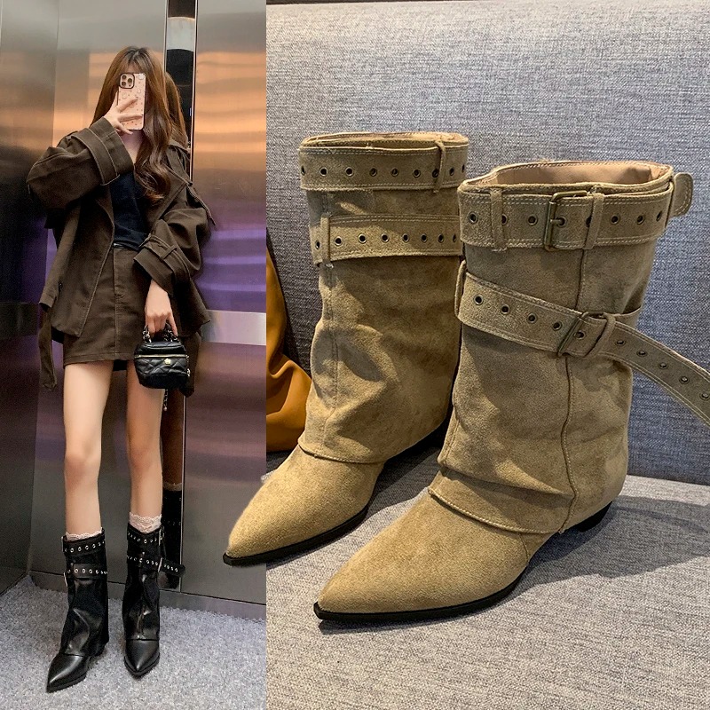 Women'S Shoes Trending 2025 - 2025 Puntschoen Dames Winterlaarzen Designer Mid
