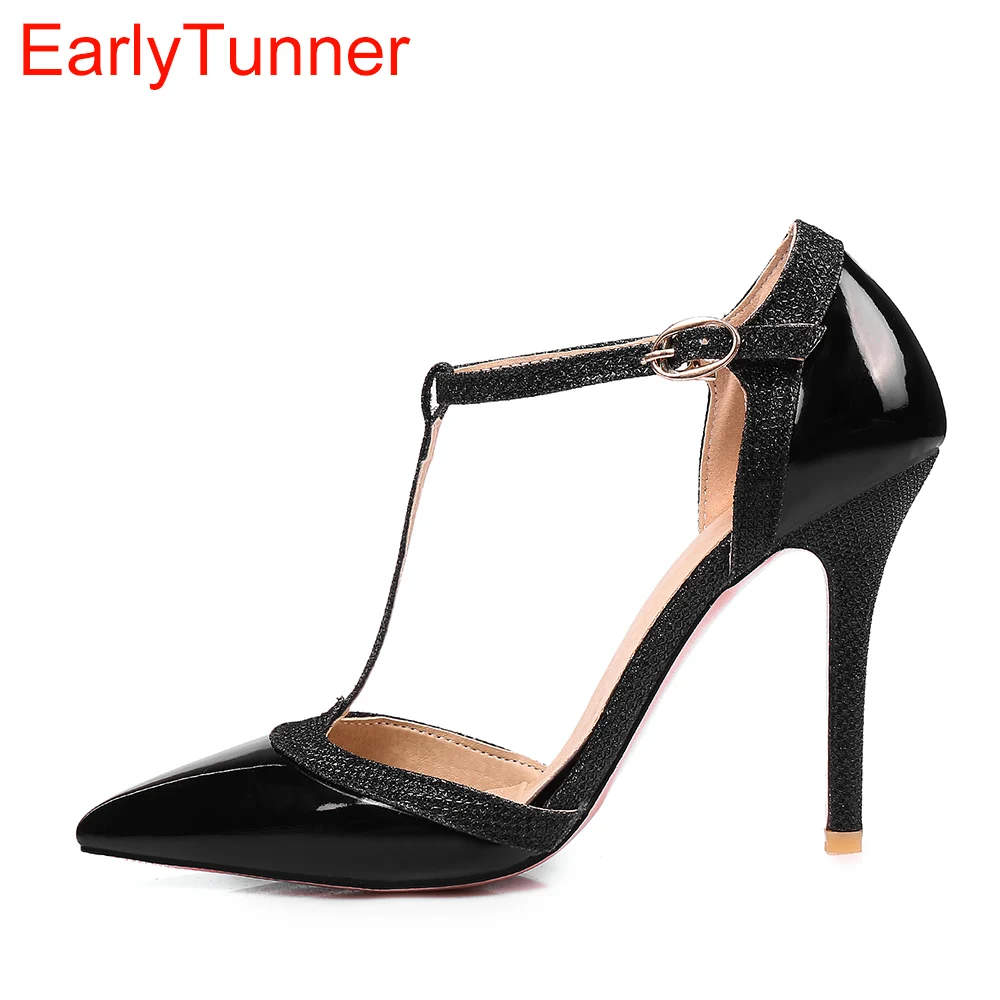Women Shoes Branded - Gloednieuwe Zomer Sexy Rode Abrikoos Zwarte