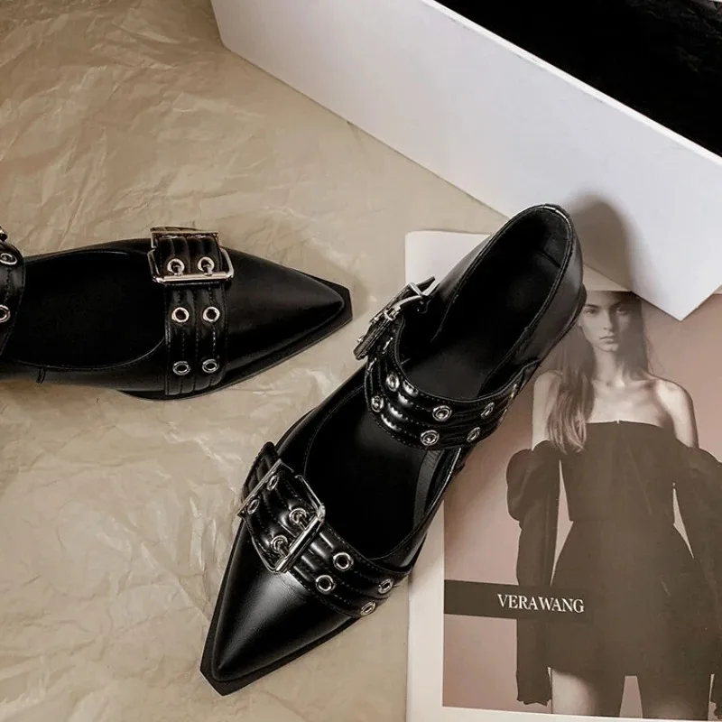 Women Shoes Mules - Damesschoenen Designer Luxe Lage Hak Pompen