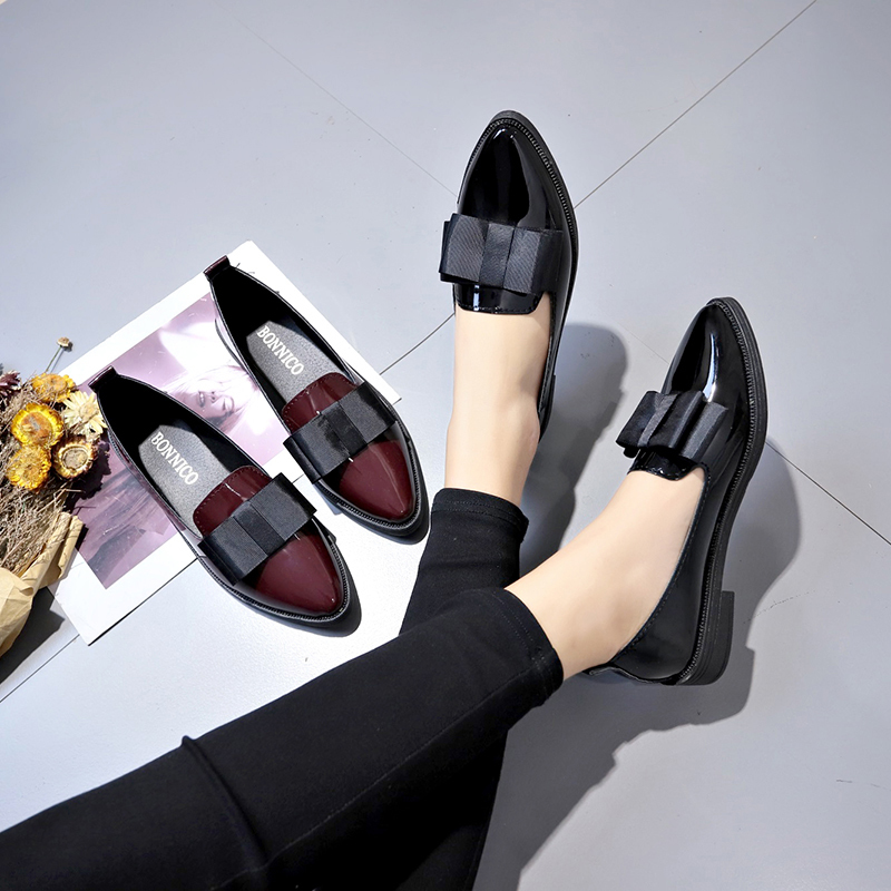 Zwart/wijnrood lakleer instapp - Women Shoes With Heels recensie en prijs
