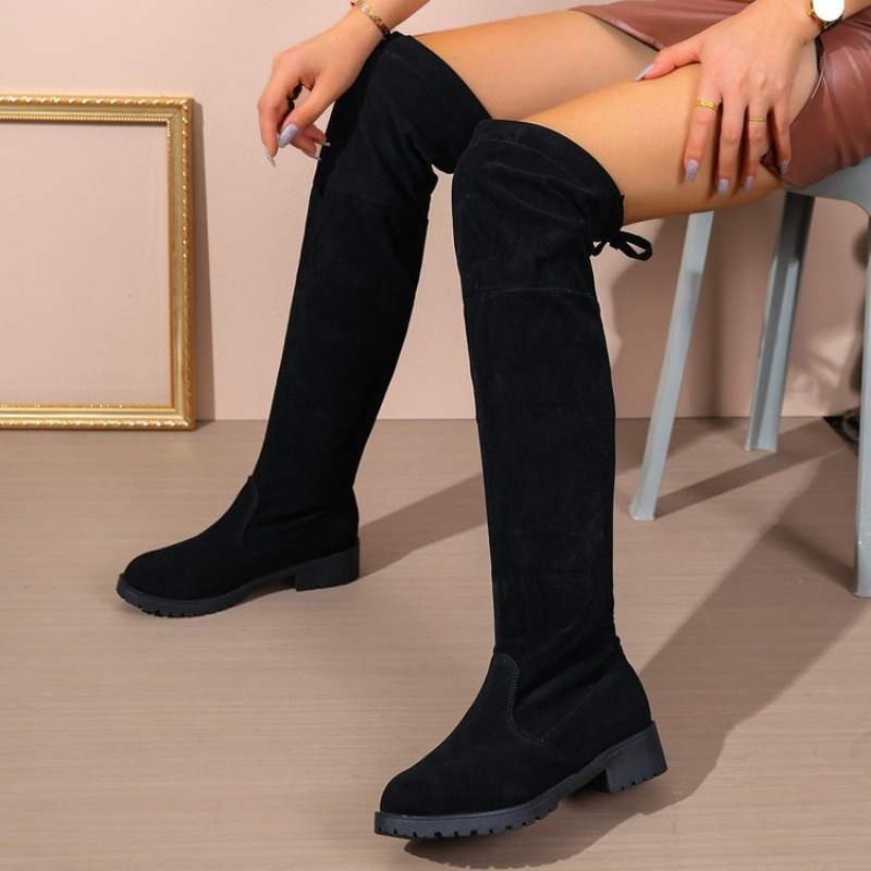 Dames Overknee Laarzen Suède B - Sock Boot Women recensie en prijs
