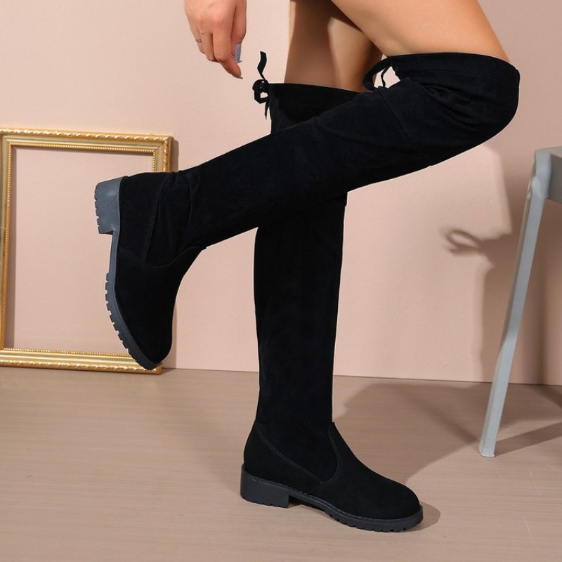 Dames Overknee Laarzen Suède B - Sock Boot Women recensie en prijs