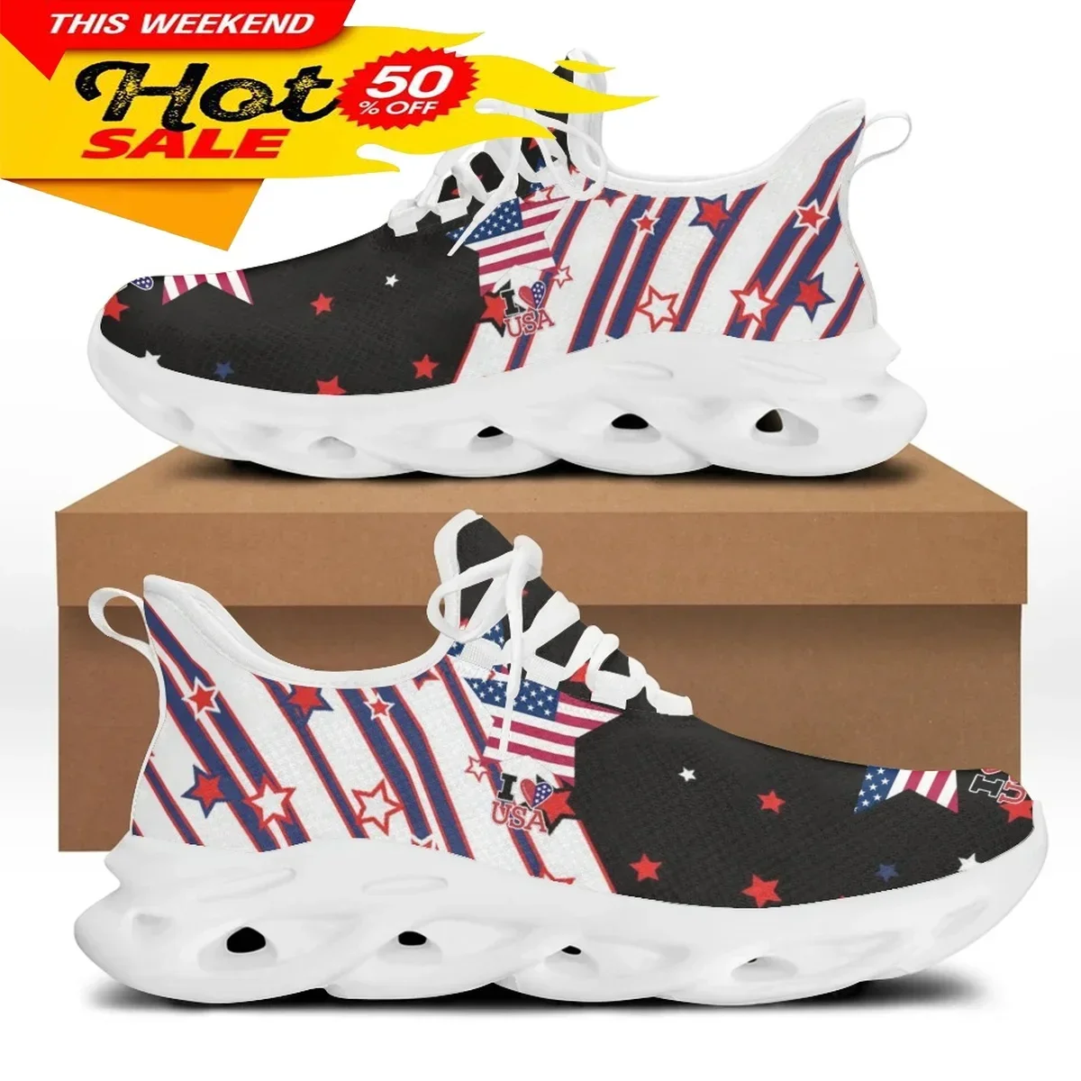 7.4 Amerikaanse vlag, Vrijheid - Women'S Shoes Liberty recensie en prijs