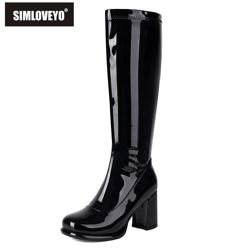 SIMLOVEYO Sexy Vrouwelijke Kni - Zip Up Boots Short recensie en prijs