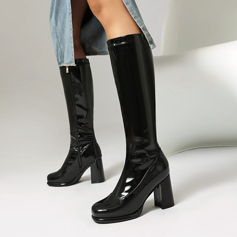 SIMLOVEYO Sexy Vrouwelijke Kni - Zip Up Boots Short recensie en prijs