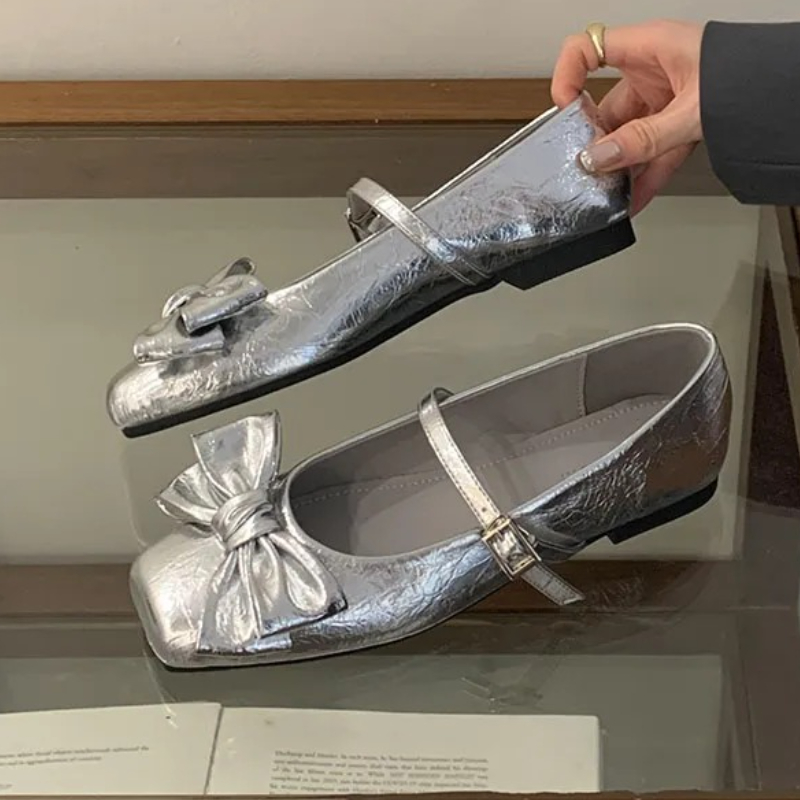 Leuke Strik Vierkante Teen Ont - Women Shoes Branded recensie en prijs