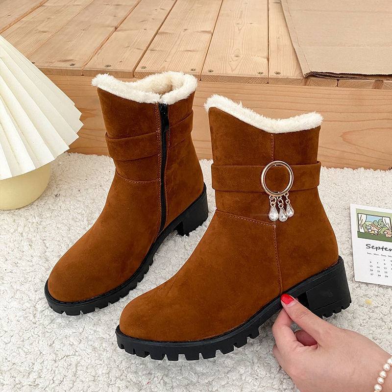 Grote rode halfhoge suède dame - Women'S Shoes Trending 2025 recensie en prijs